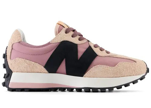 new balance 327 white black pink (women's)